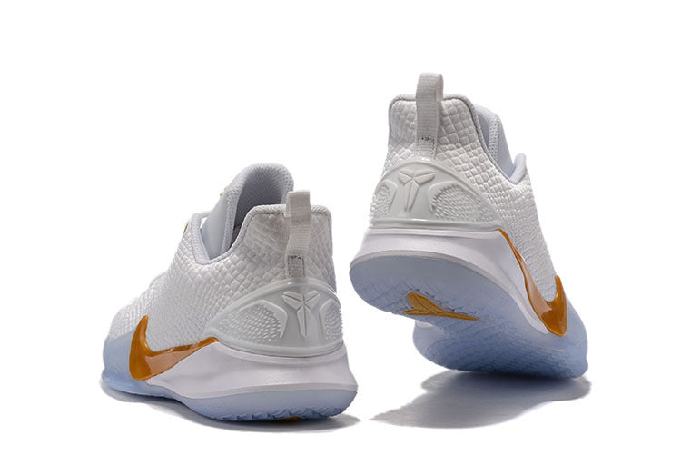 nike mamba focus white gold