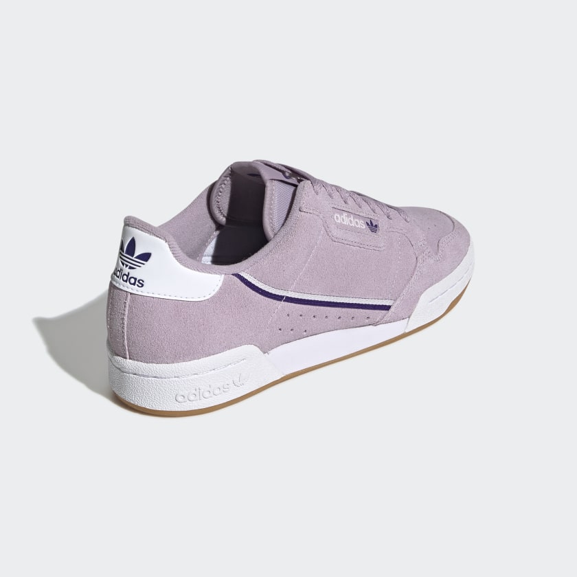 adidas continental 80 purple stripe