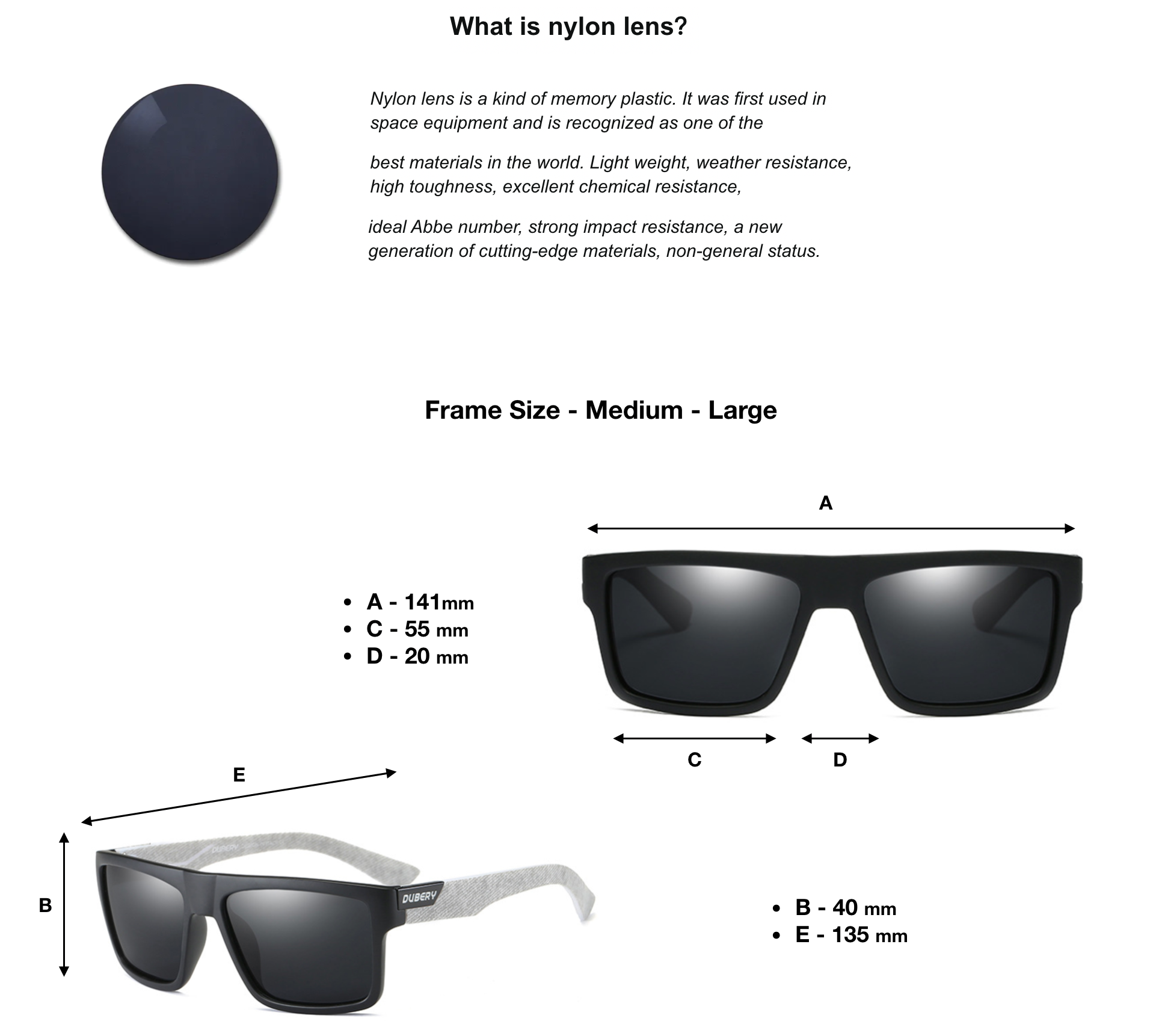 Dubery Sunglasses For Men - duberysunglasses.com