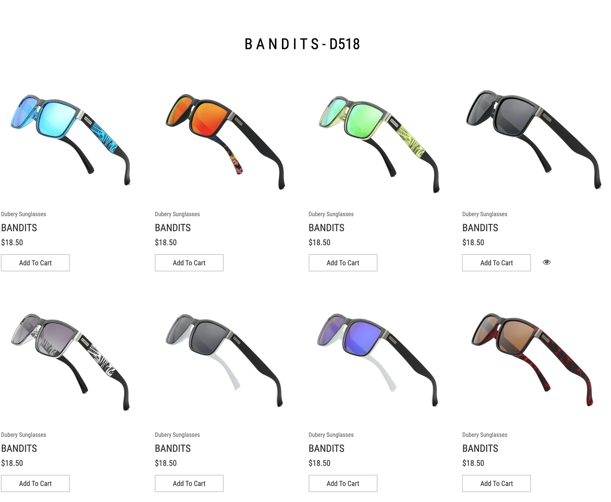 Dubery® Sunglasses Website - Reviews D518– Dubery Optics Sunglasses
