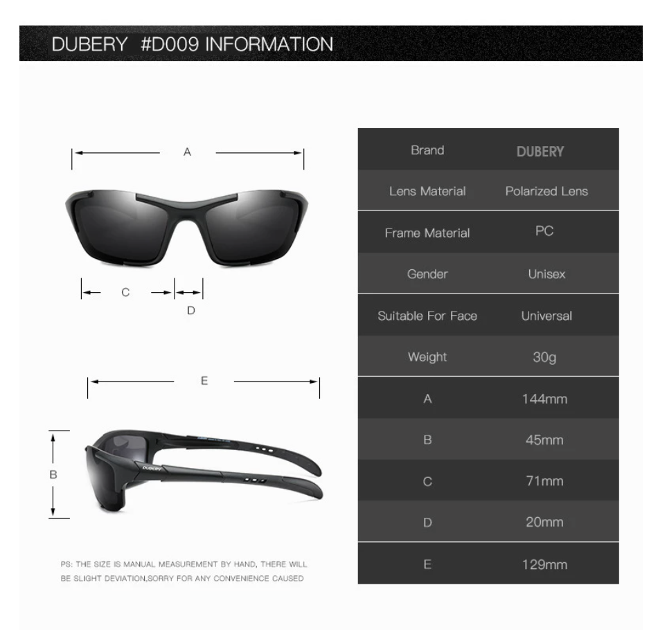 Dubery Sunglasses | Official Website | Dubery Reviews