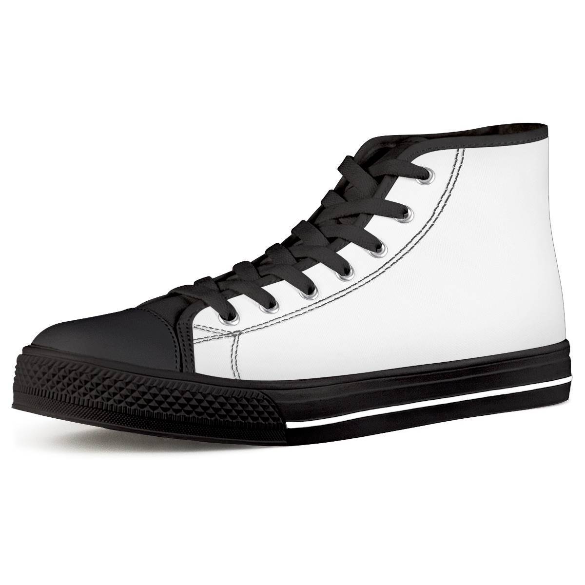 high top canvas shoes