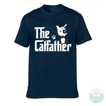 the catfather t-shirt for cat dads father's day