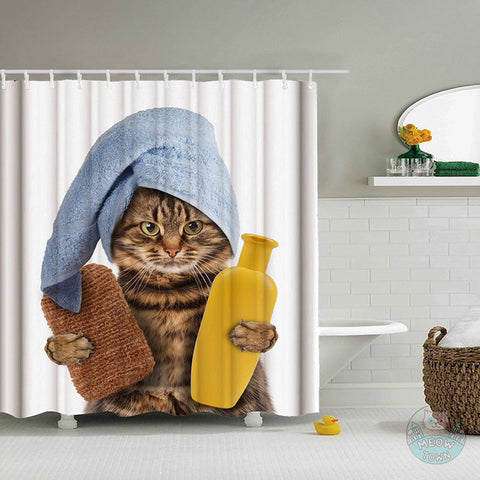 funny shower curtain for father's day funny present