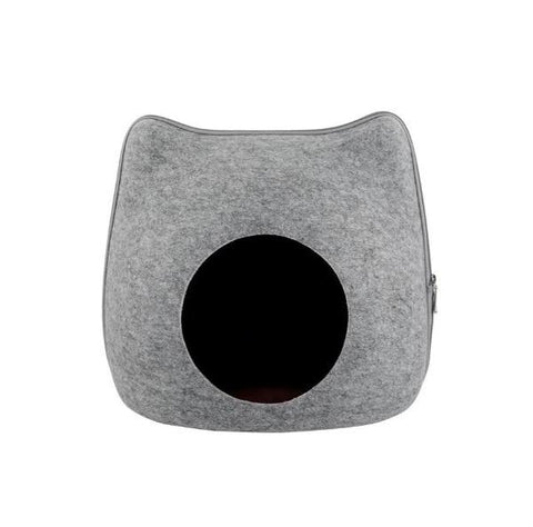 felt cave bed for cats igloo house