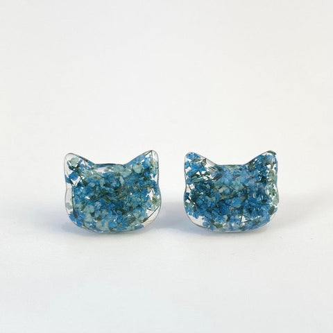 handmade stud earrings for cat lovers mother's day gift for cat ladies