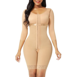 Tres Hooks Crotchless Large Bust Full Body Shaper – Tres Unique