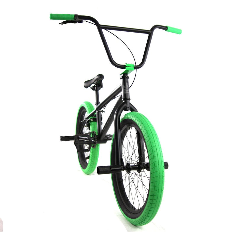 green black bike