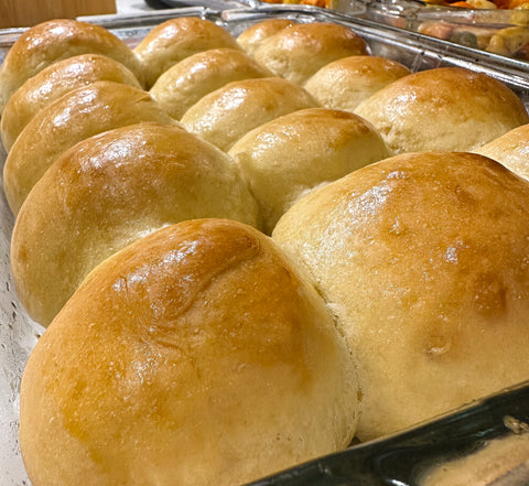 Buttery Dinner Rolls in a Baking Dish