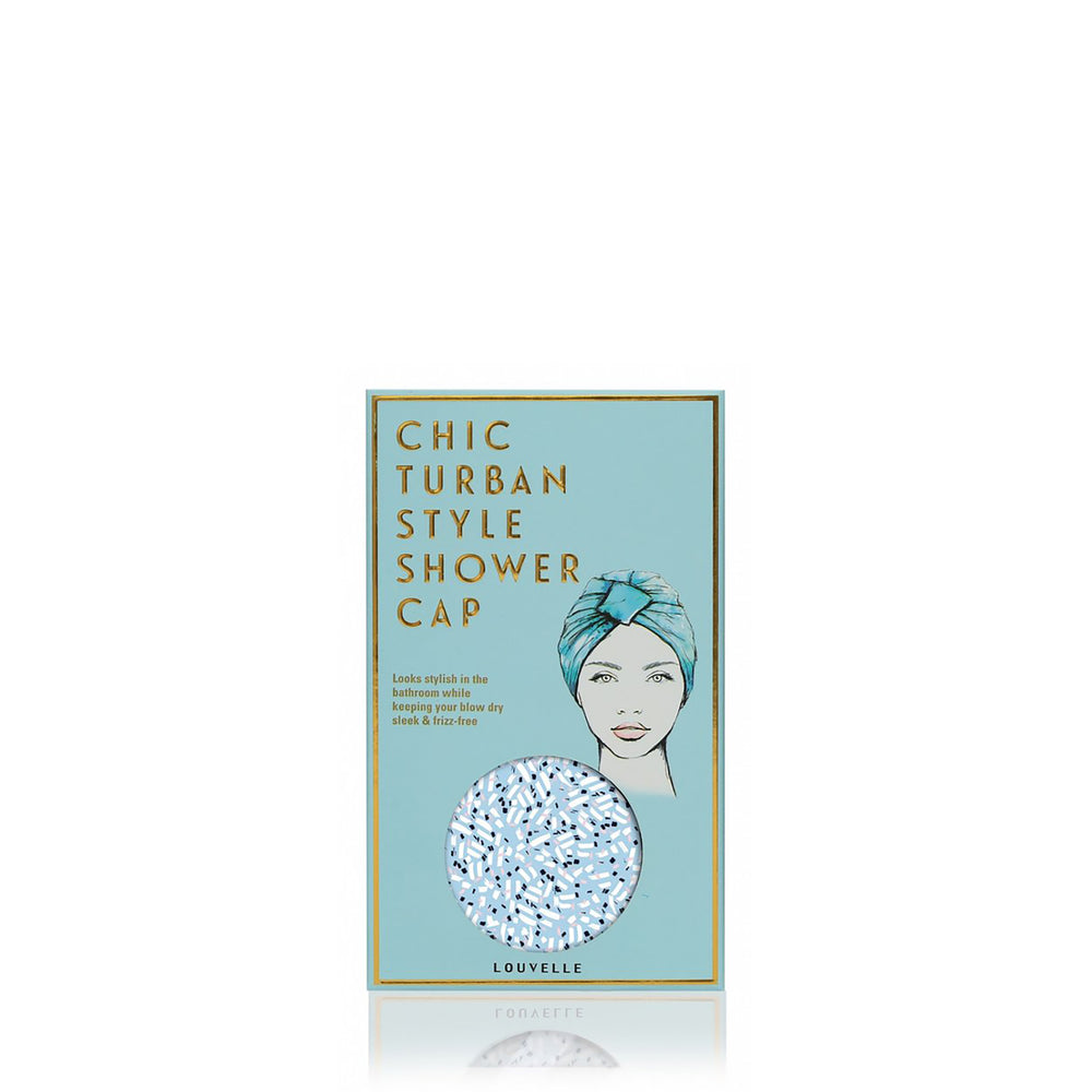 chic turban style shower cap