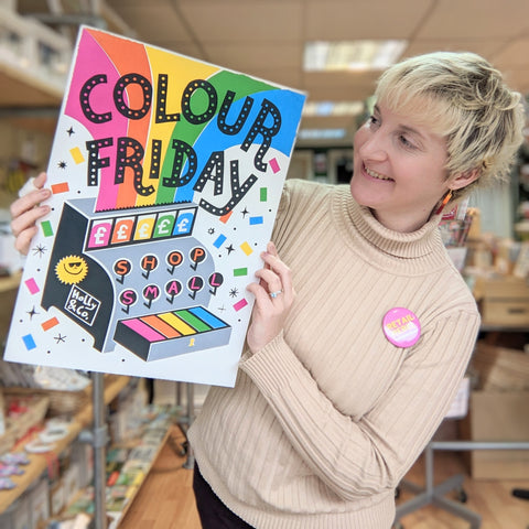 Business Owner celebrating Colour Friday by Holly Tucker