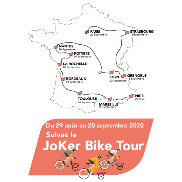 Carte du JoKer Tour - JoKer Bike