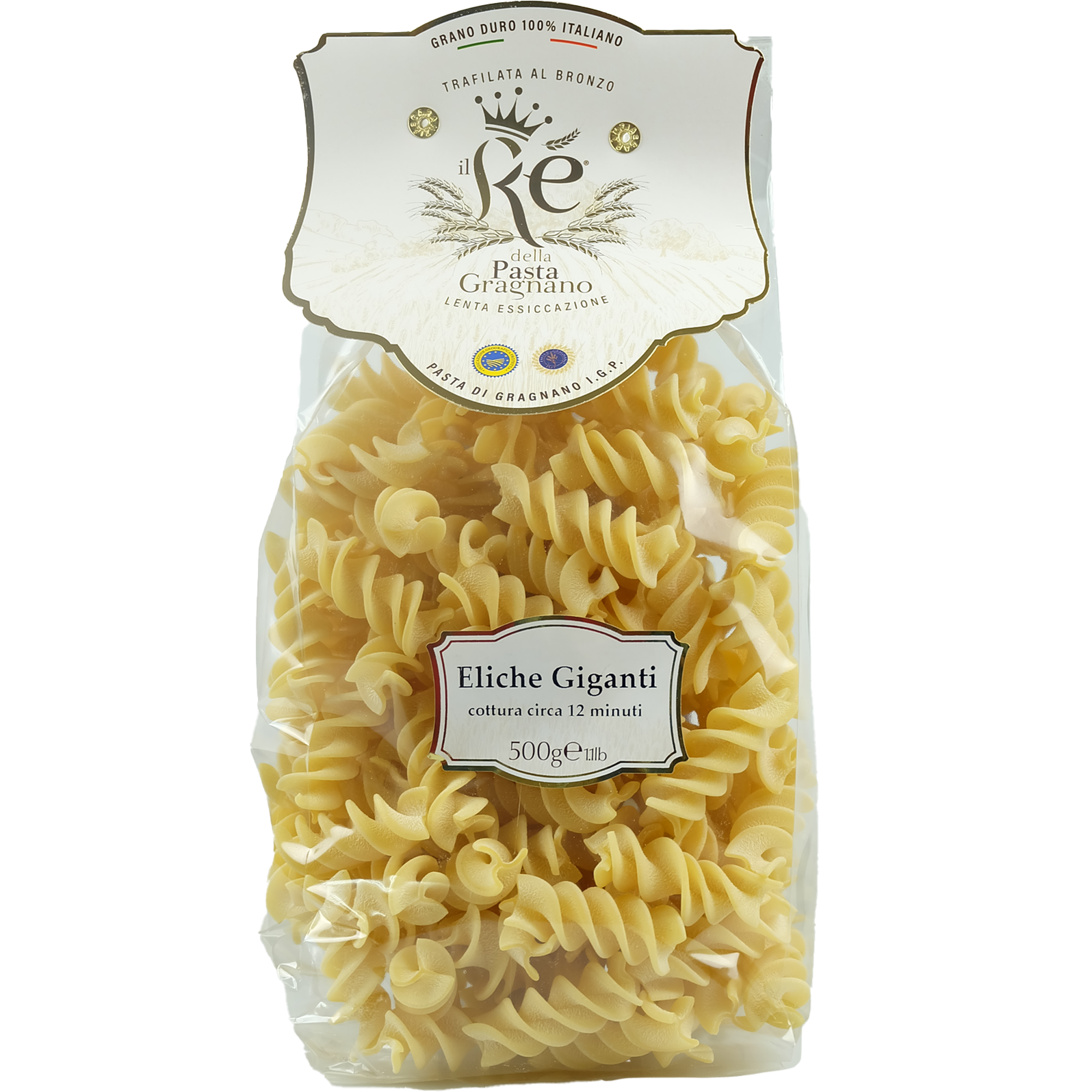 IL RE DELLA PASTA - ELICHE GIGANTI - GRAGNANO IGP - Jet Italian Deli