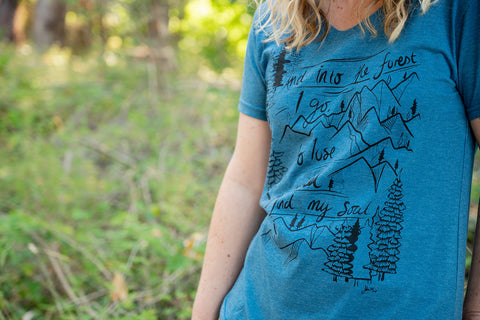 Into The Forest Womens Eco Tee