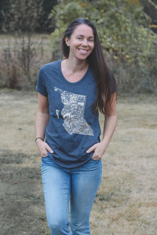BC Towns Womens Eco Tee