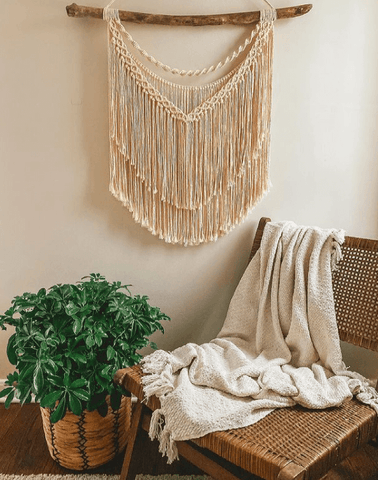 macrame wall haning, macrame art, macrame, wall ideas, wall decor, bohemian art, bohemian lifestyle