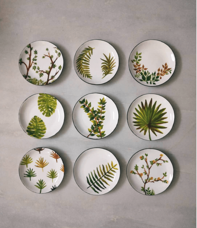 plates, plate painting, decoration, plate decor, plate decoration