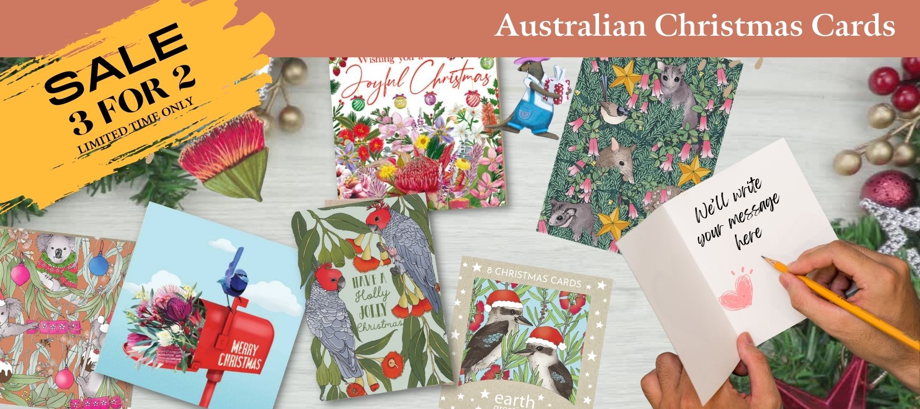 Australian Christmas Card Boxed set sale