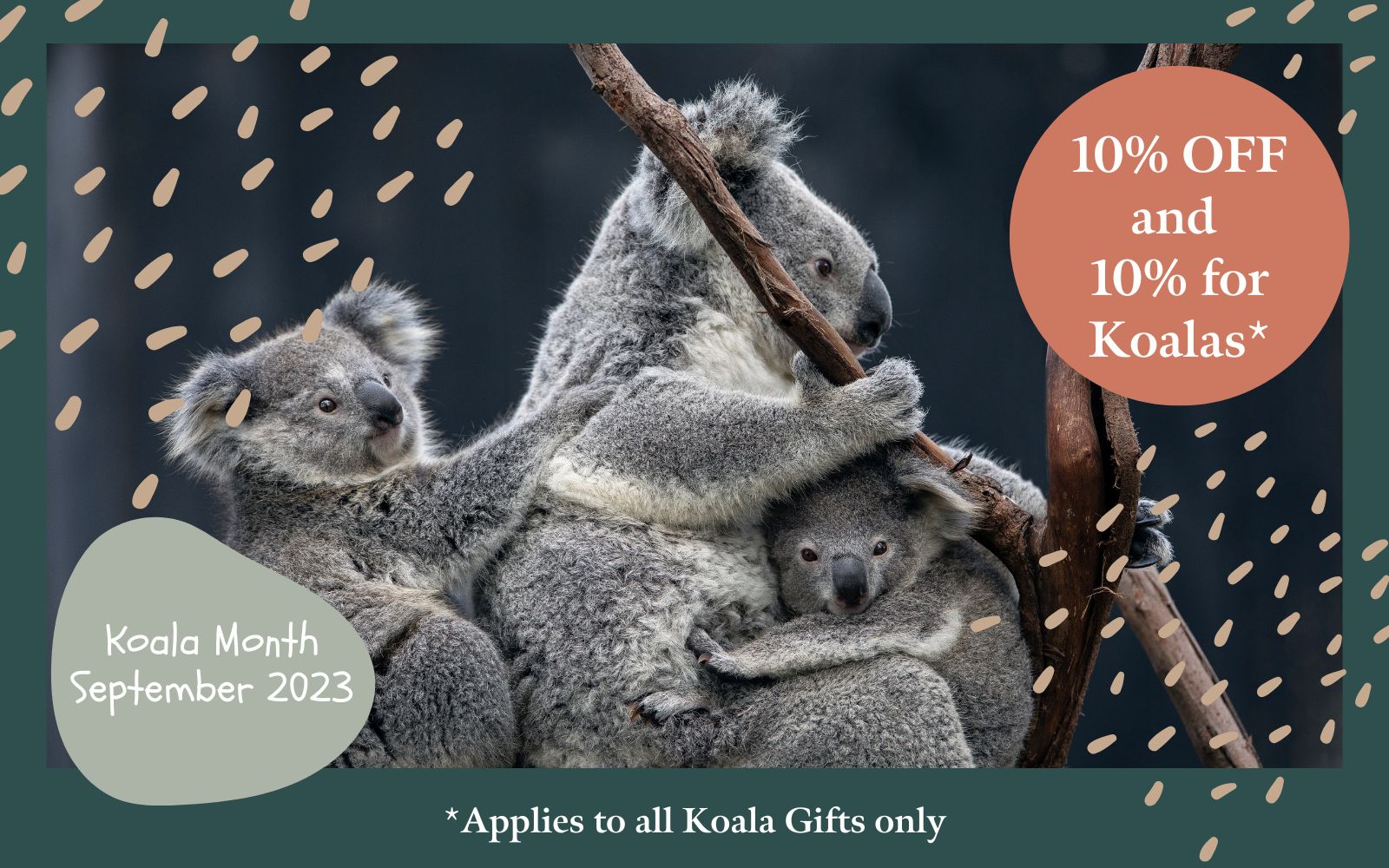 Koala Gifts discount sale September 2023