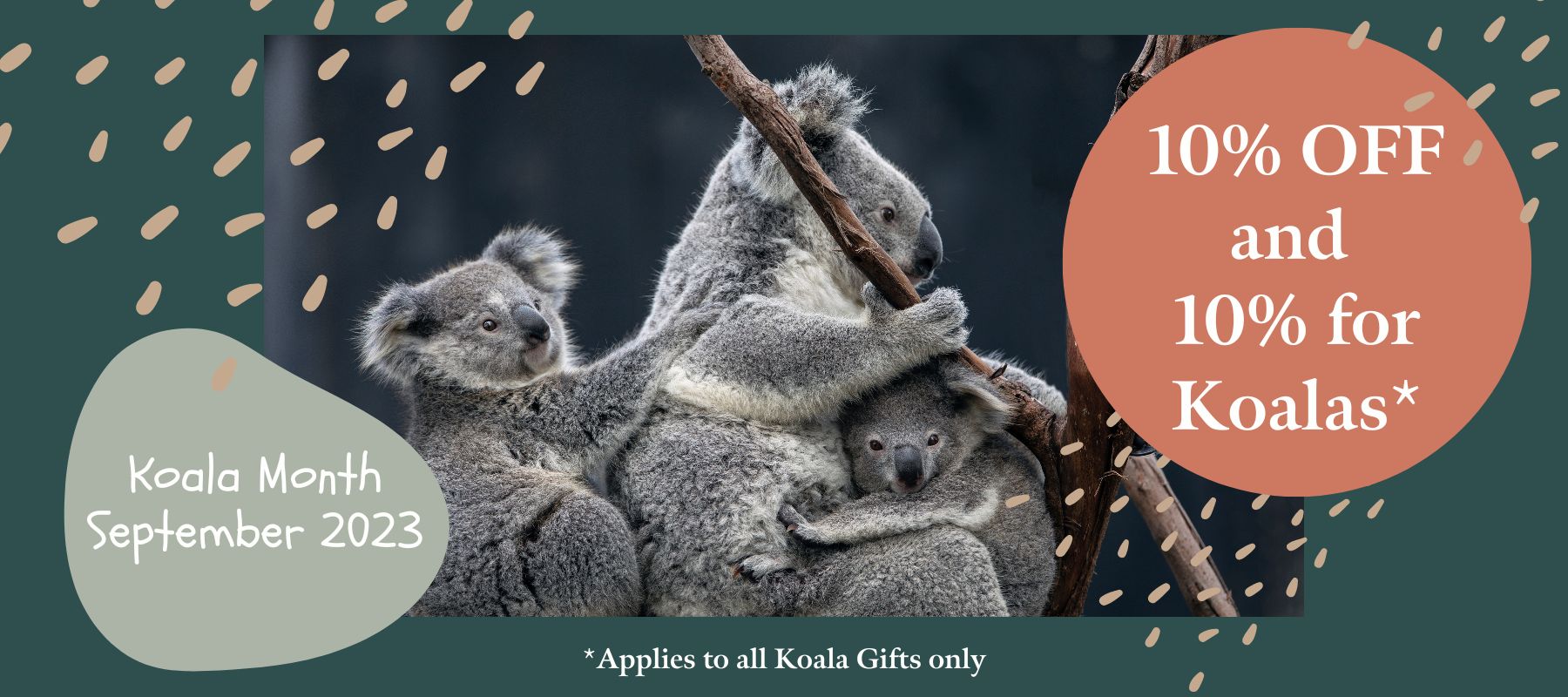 koala gifts australia promotion sale september 2023 koala month