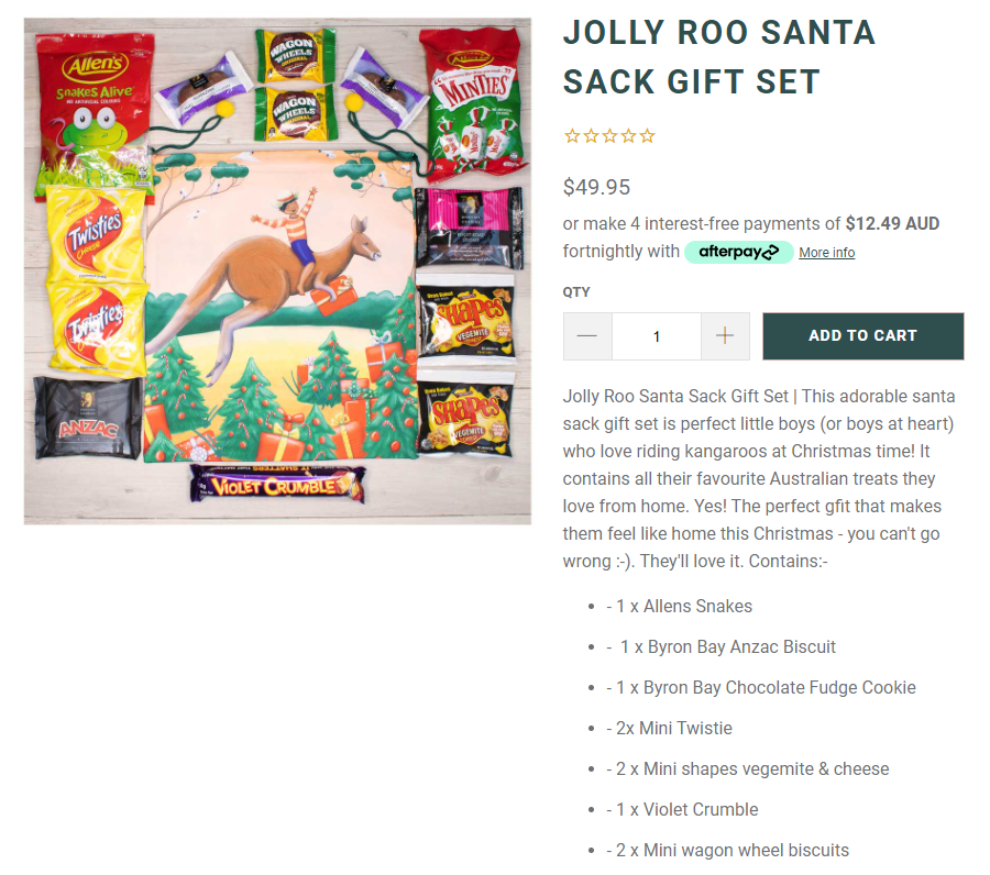 Jolly Roo Santa Sack Gift Set