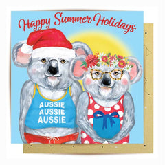 australian christmas card koala