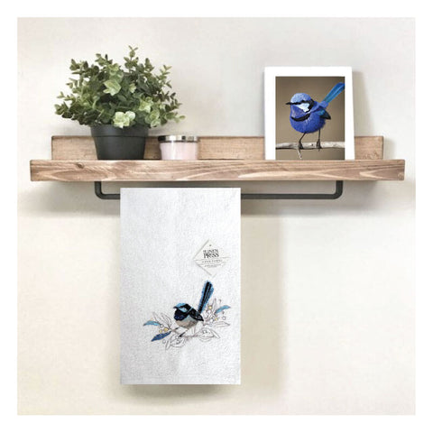 hand-towel-blue-wren