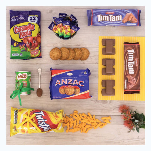 Australian gifts for overseas chocolate and snacks