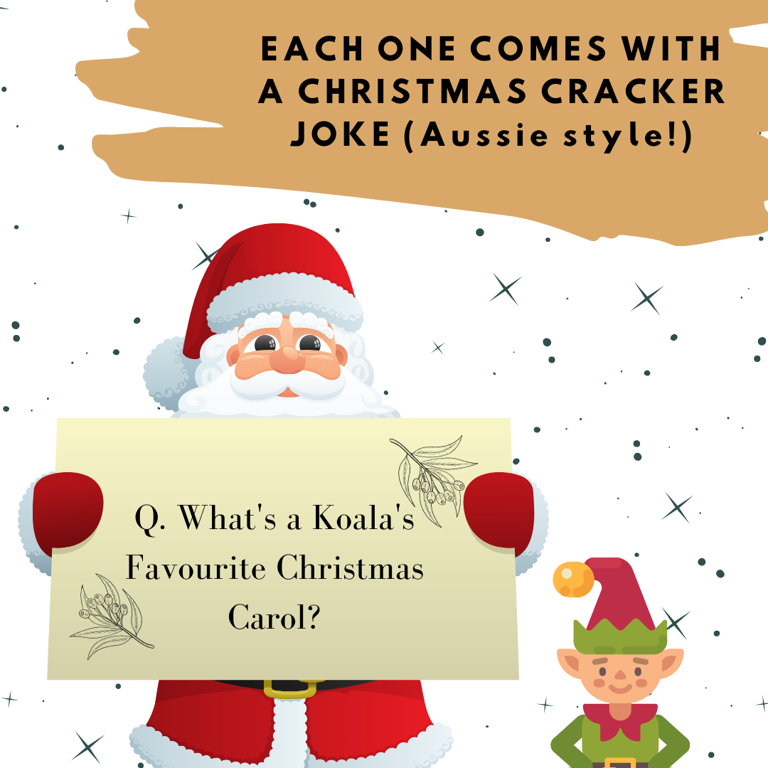 Christmas masks Australian theme come with a joke