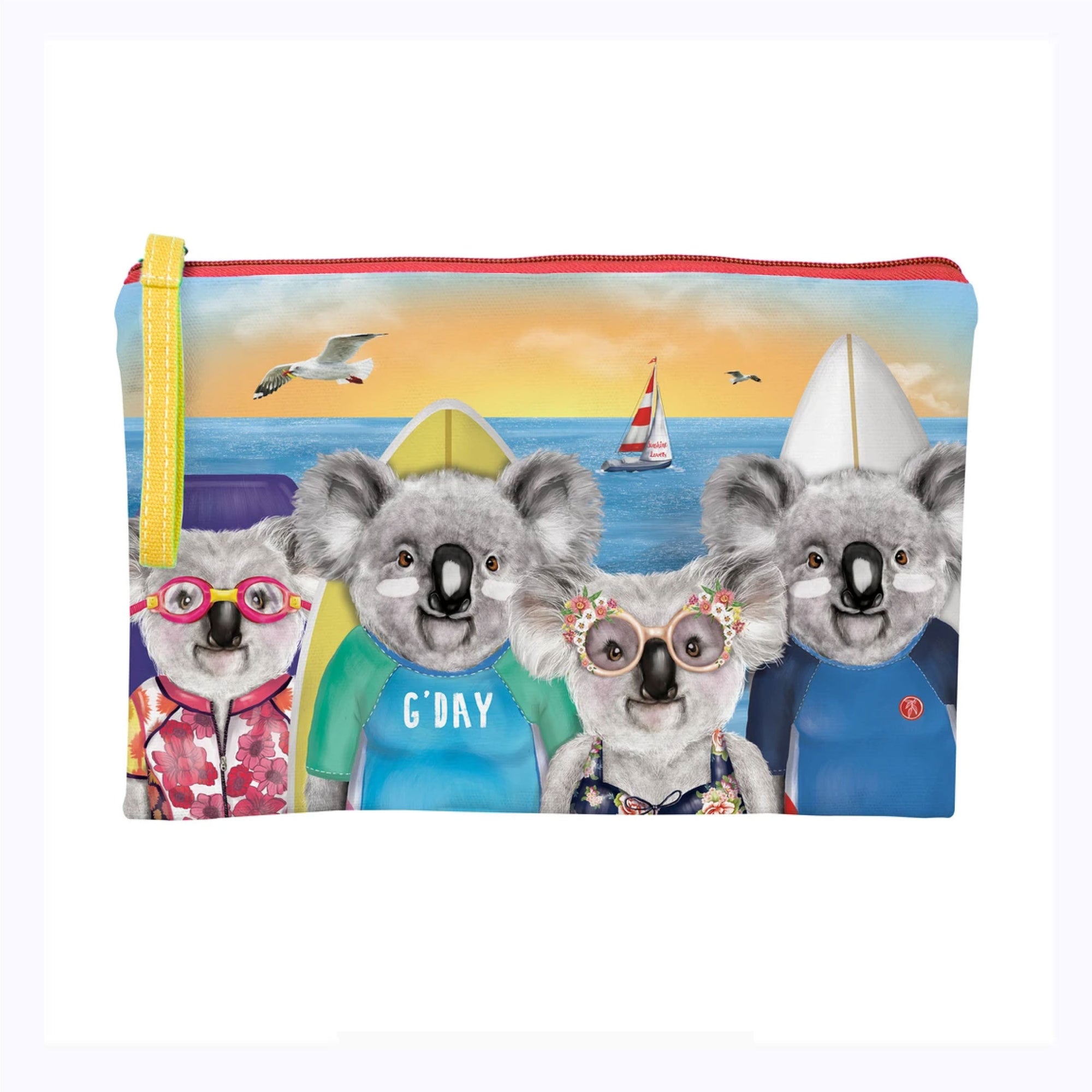 Beach Koalas Clutch Purse