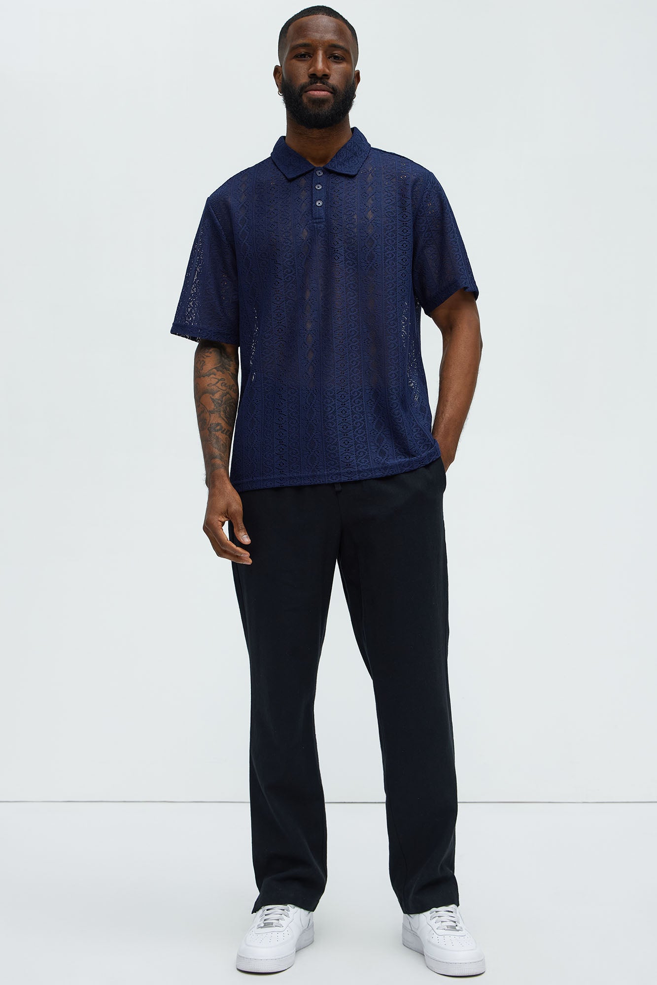 Tシャツ・カットソー RAKKI SS25 Polo shirts (BROADWAY BLU NOTTE BIANCO) Piquet polo shirt | Prada | OTTODISANPIETRO