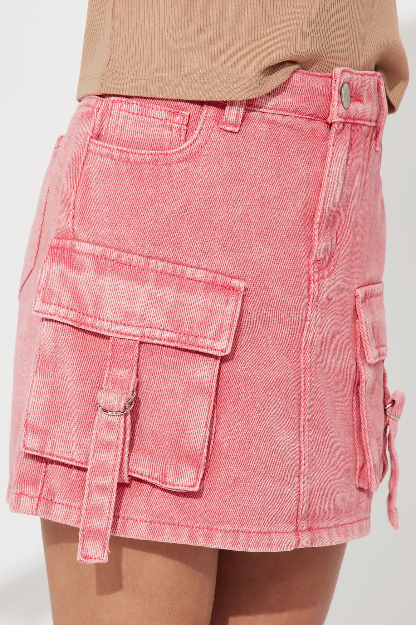 Mini Lily Cargo Mini Skirt - Pink | Fashion Nova
