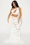 Marilyn Skirt Set - White