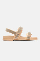 Sarabeth Embellished Flat Sandals - Nude