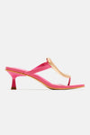 Switching Up On You Heeled Mules - Pink