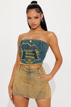 Kitch Los Angeles Denim Top - Vintage Wash