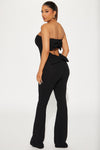 Bow Affair Jumpsuit - Black