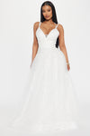 I Do Tulle Gown - White