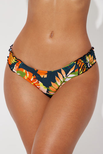 Maui Mix And Match Side Tie Bikini Bottom - Kelly Green