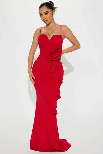 Your Only Concern Maxi Dress - Red | Fashion Nova, Dresses | Fashion Nova