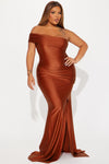 Save A Dance Maxi Dress - Rust