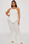 Say It Right Lace Jumpsuit - White