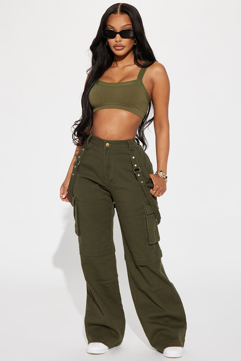 In Control Cargo Pant - Olive | Fashion Nova, Pants | Fashion Nova