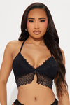 Belle Lace Bralette - Black