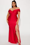 Romantic Nights Maxi Dress - Red