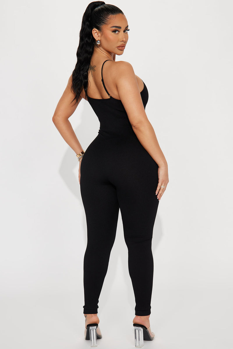 Valeria Seamless Jumpsuit - Black | Fashion Nova, Jumpsuits | Fashion Nova