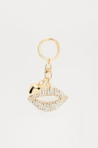 Kiss And Tell Handbag Charm - Gold