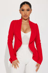 Meet And Greet Blazer - Red