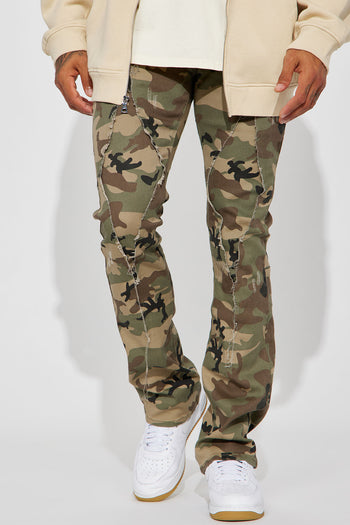 W Concept Stigma 23 Camouflage Cargo Pants