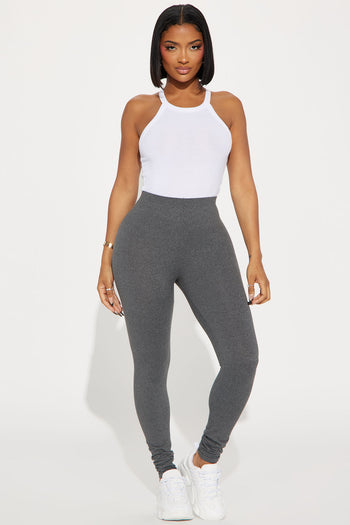No FN Limits Active Leggings In Infinity Seamless - Charcoal